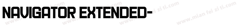 Navigator Extended字体转换